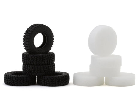 Axial M/T Baja Boss Tyres and Foam , 5pcs, SCX30 - genuine Axial product AXI-3302