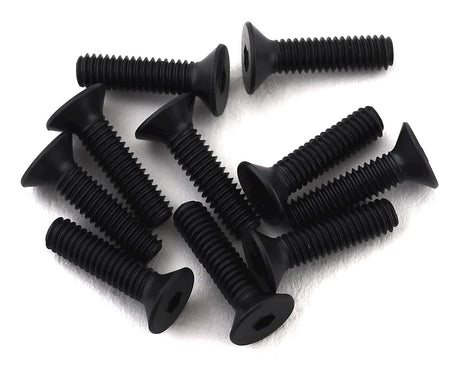 Axial M2.5 x 10mm Flat Head Screws (10) AXI235168