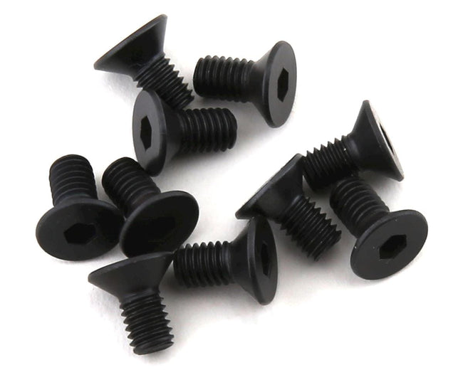 Axial M3 x 6mm, Flat Head Screw, 10pcs