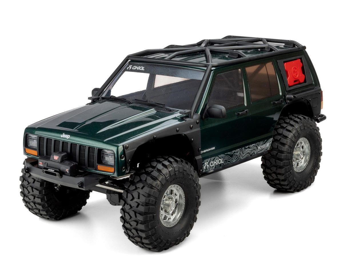 Axial SCX10 III Jeep Cherokee XJ 1/10 4X4 Rock Crawler, RTR, Green