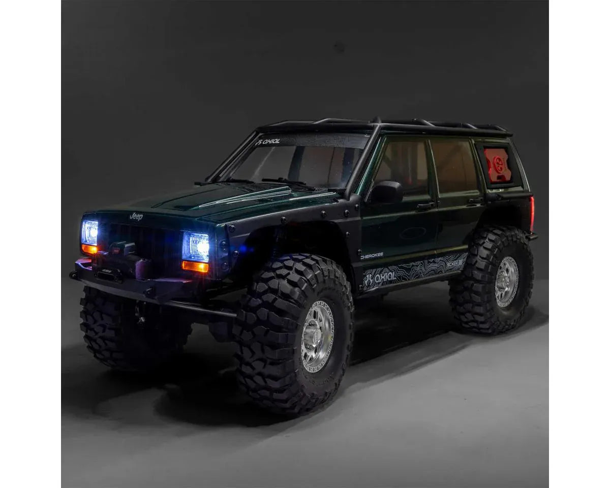 Axial SCX10 III Jeep Cherokee XJ 1/10 4X4 Rock Crawler, RTR, Green