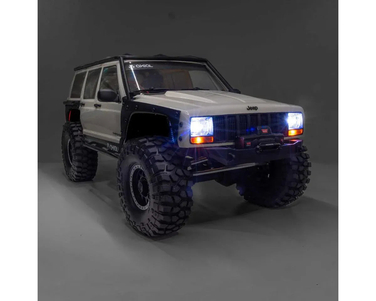 Axial SCX10 III Jeep Cherokee XJ 1/10 4X4 Rock Crawler, RTR, White
