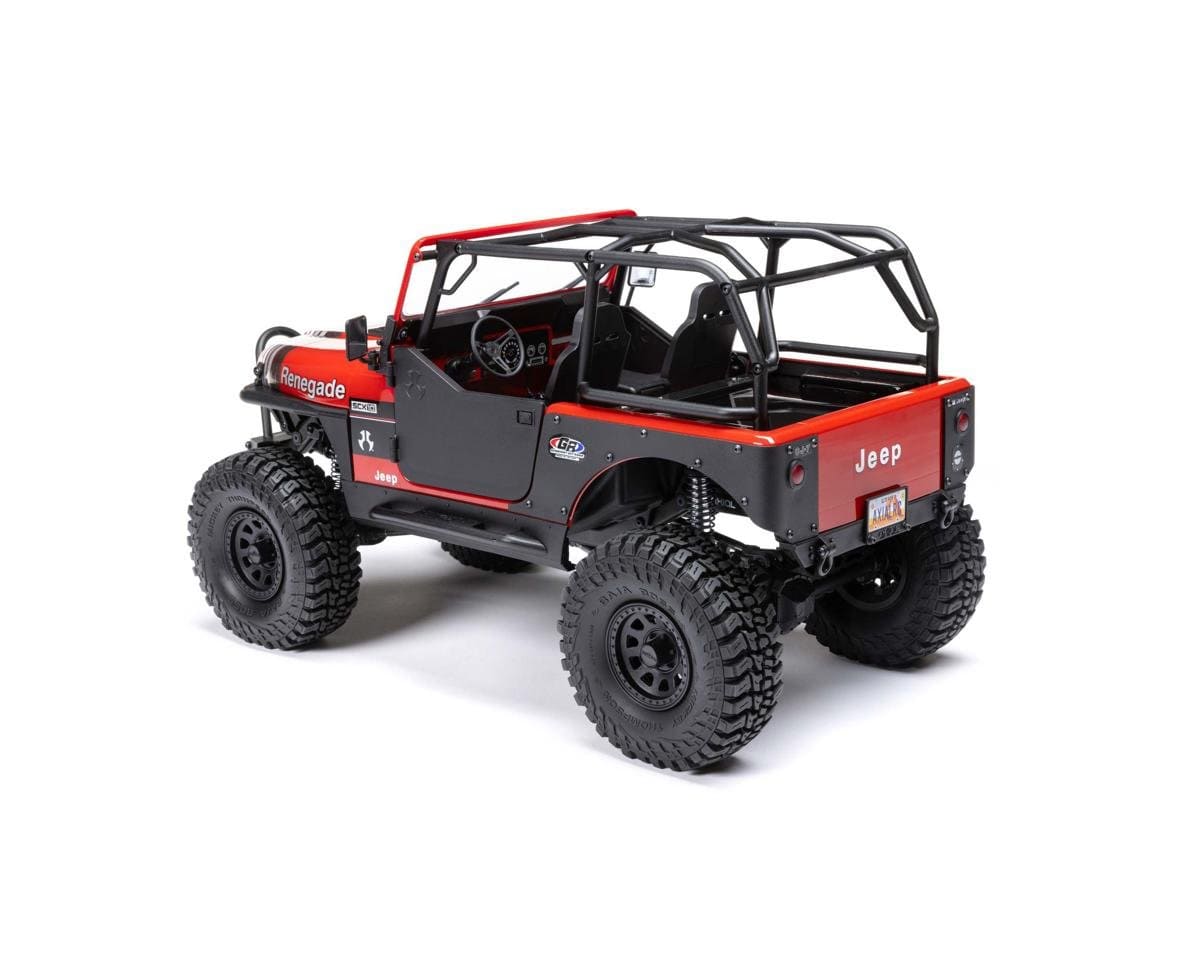 Axial SCX10 III Jeep CJ - 7 4WD Rock Crawler RTR, Red - Hobbytech Toys