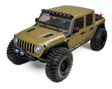 Axial SCX10 III Motobilt Waypoint Jeep JT Gladiator 1/10 4X4 Rock Crawler RTR, Green