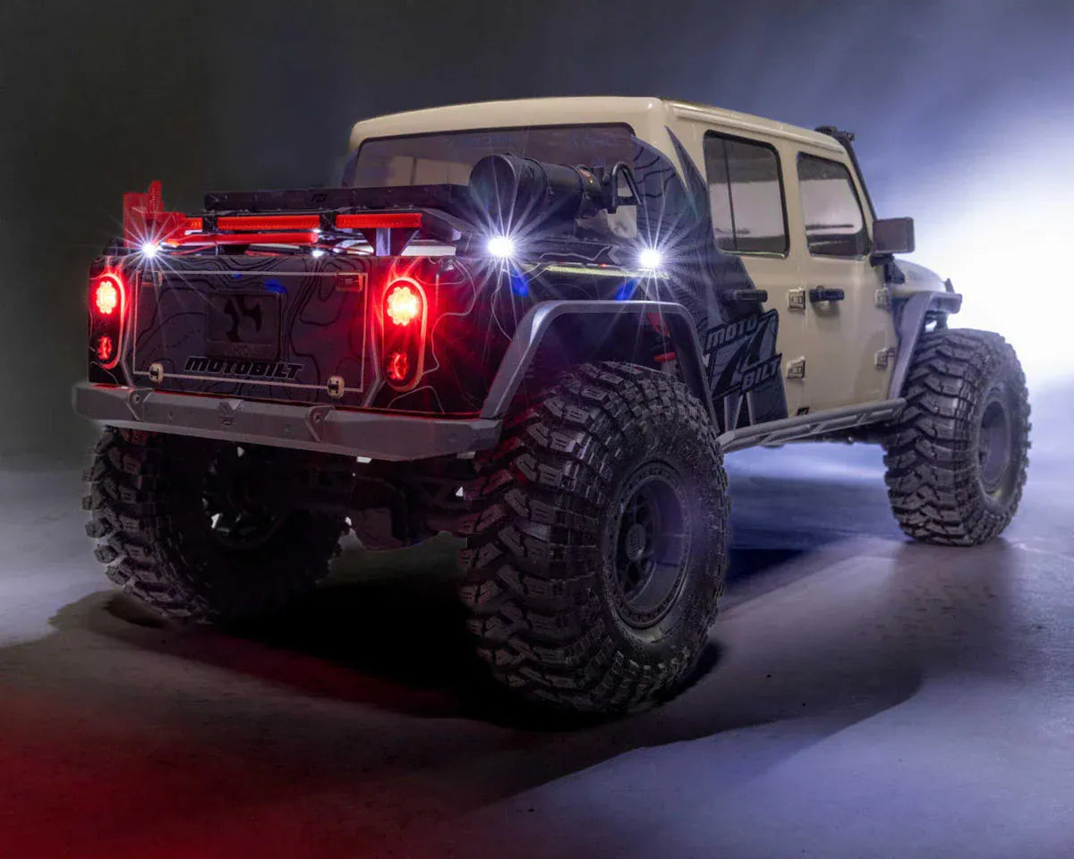 Axial SCX10 III Motobilt Waypoint Jeep JT Gladiator 1/10 4X4 Rock Crawler RTR, Tan