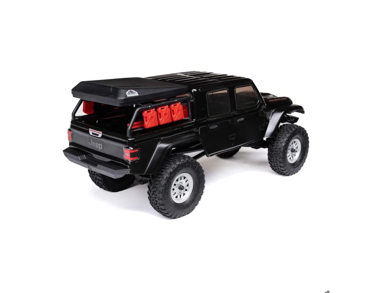 Axial SCX24 Jeep Gladiator 1/24 Crawler RTR, Black, AXI00005V2T5 - Hobbytech Toys