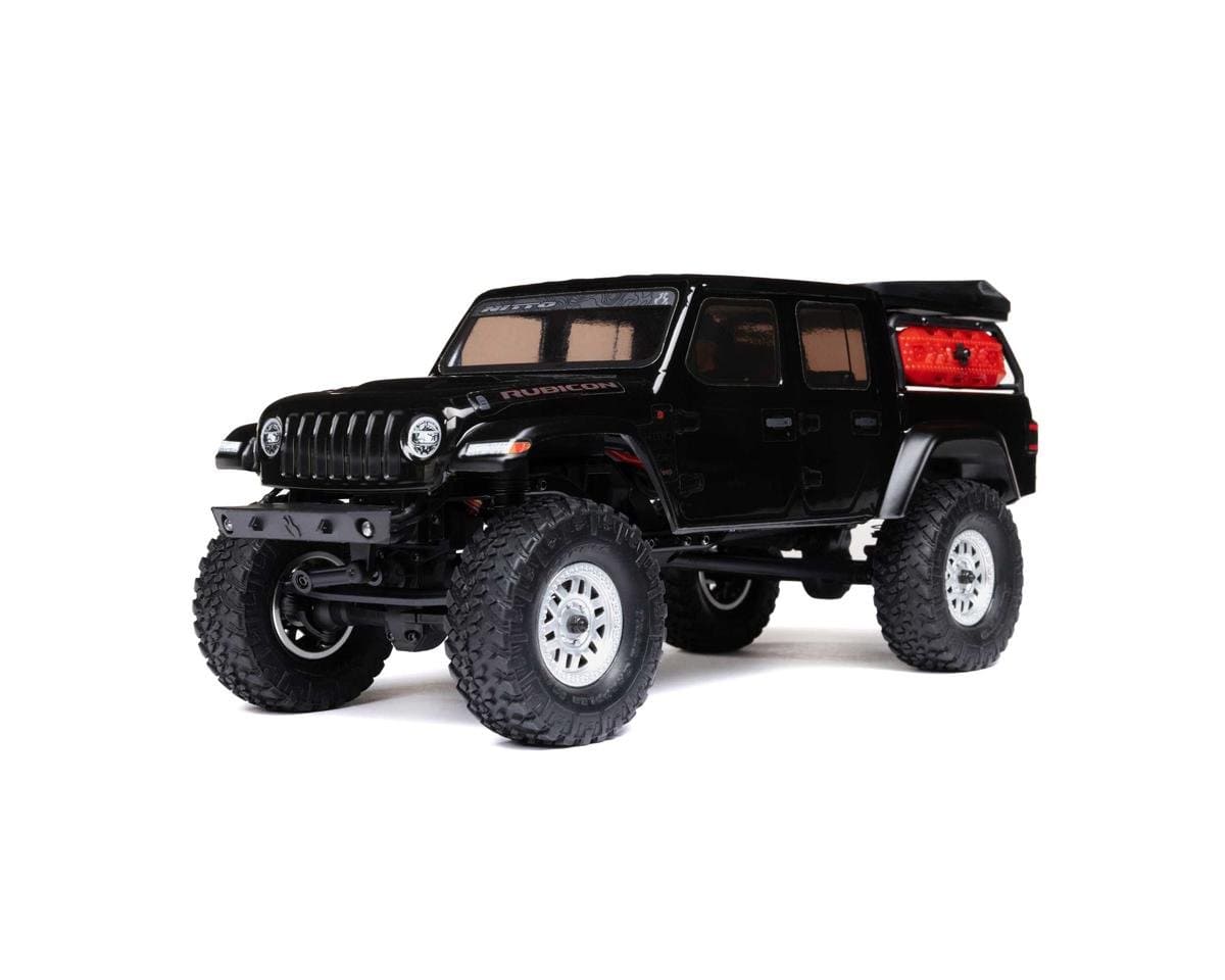 Axial SCX24 Jeep Gladiator 1/24 Crawler RTR, Black, AXI00005V2T5 - Hobbytech Toys