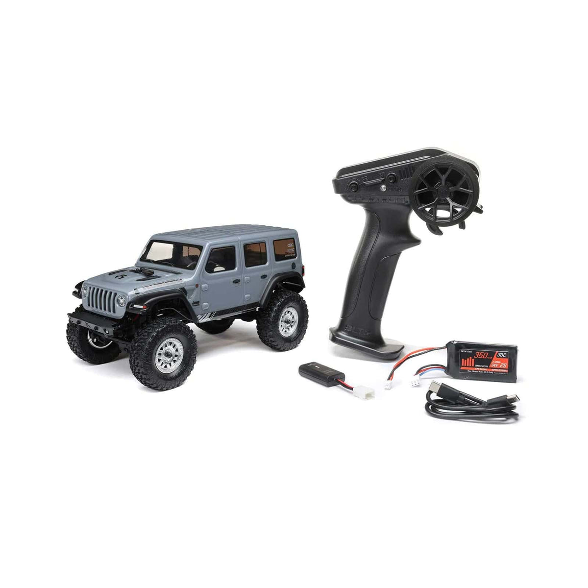 Axial SCX24 Jeep Wrangler JLU 1/24 Crawler RTR Gray AXI00002V3T3
