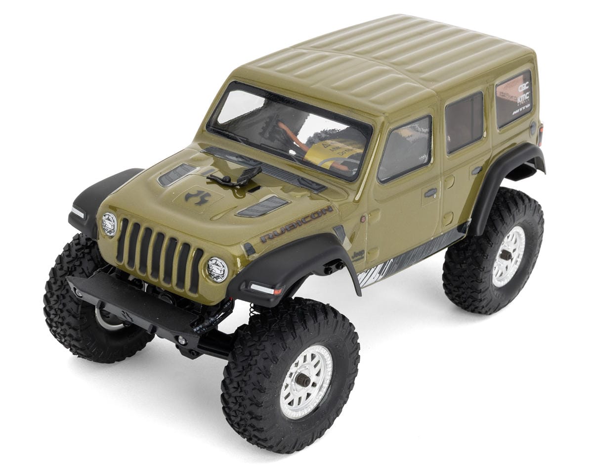 Axial SCX24 Jeep Wrangler JLU 1/24 Crawler RTR, Green, AXI00002V3T4 - genuine Axial product AXI00002V3T4