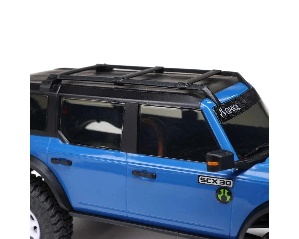 Axial SCX30 1/30 Ford Bronco Mini RC Rock Crawler RTR - Blue [2048T1]