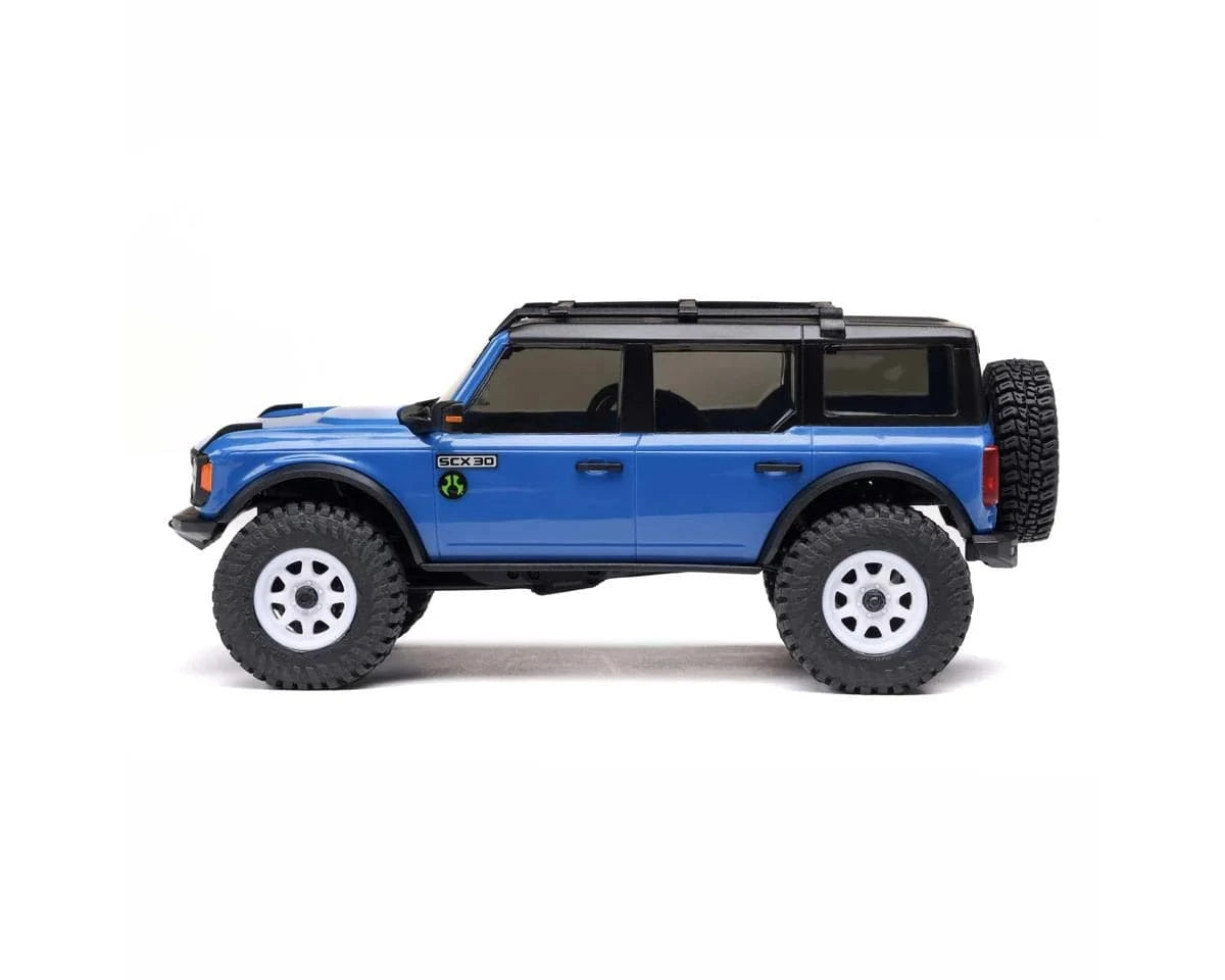 Axial SCX30 1/30 Ford Bronco Mini RC Rock Crawler RTR - Blue [2048T1]