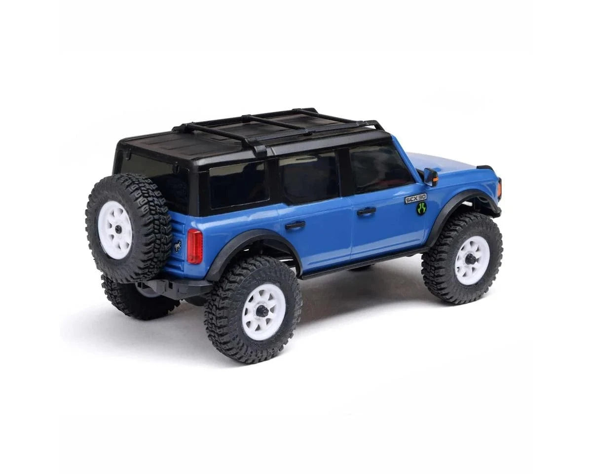 Axial SCX30 1/30 Ford Bronco Mini RC Rock Crawler RTR - Blue [2048T1]
