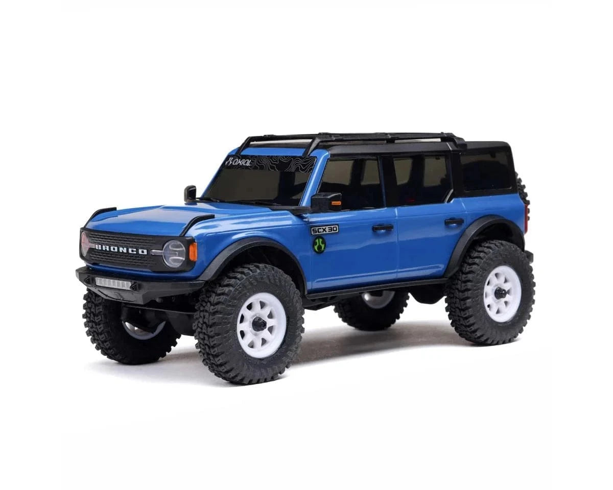 Axial SCX30 1/30 Ford Bronco Mini RC Rock Crawler RTR - Blue [2048T1]