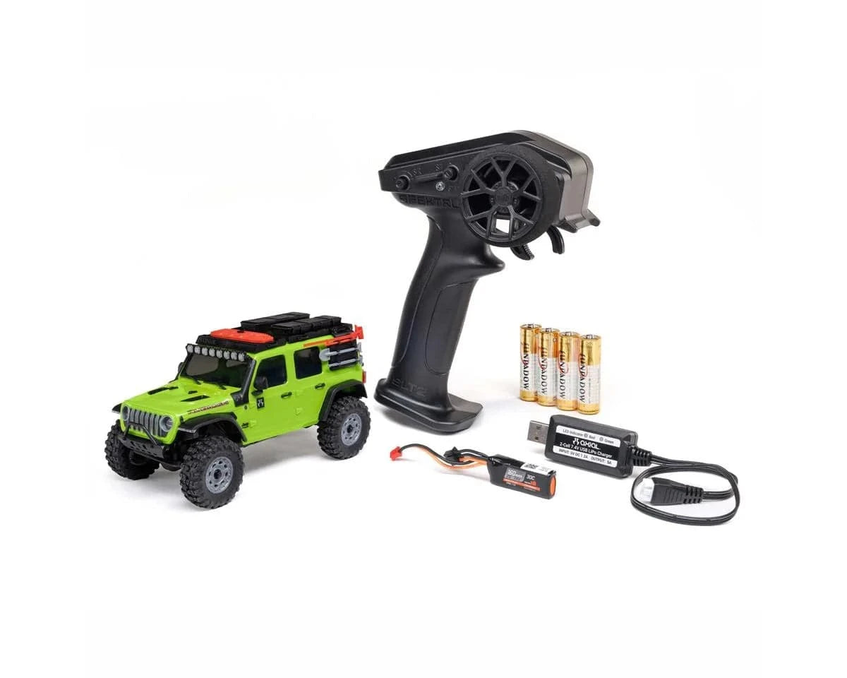 Axial SCX30 1/30 Jeep Wrangler JLU Mini RC Rock Crawler RTR - Green [2261T1]
