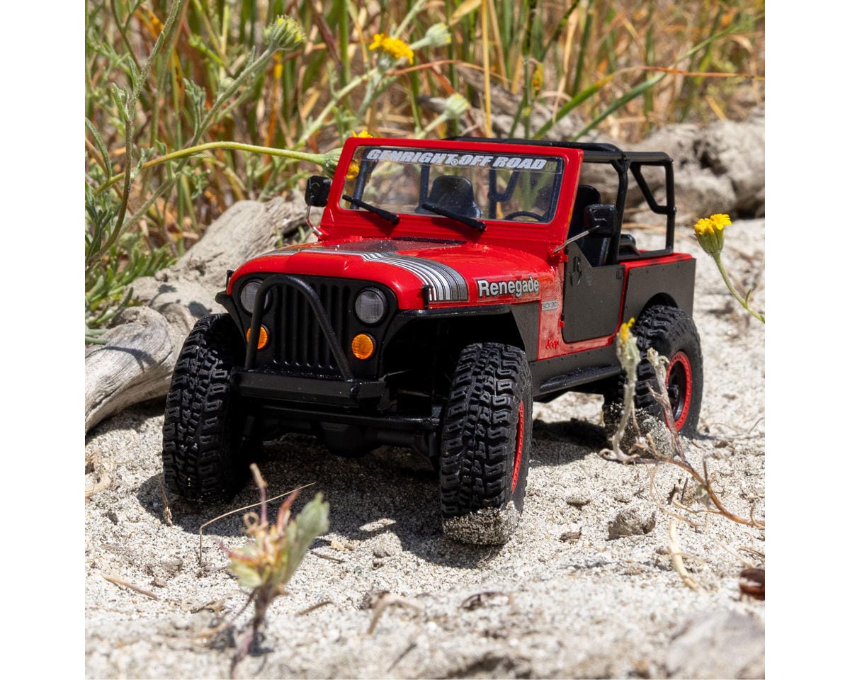 Axial SCX30 Jeep CJ-7 Renegade 1/30 Brushed Rock Crawler RTR Red
