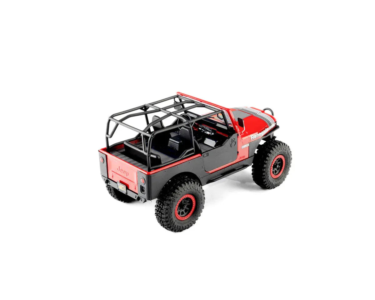 Axial SCX30 Jeep CJ-7 Renegade 1/30 Brushed Rock Crawler RTR Red
