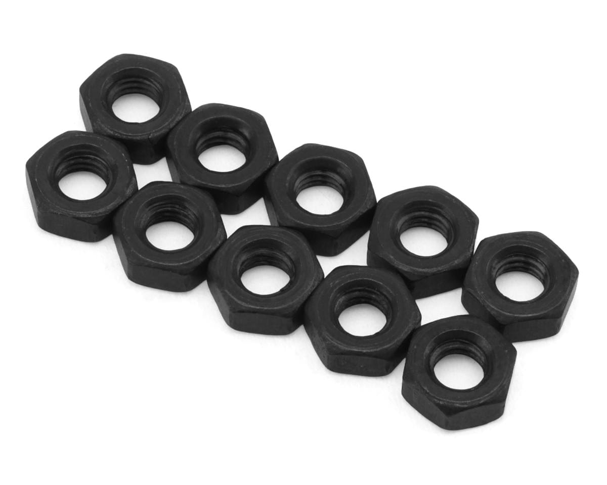 Axial M3 Nut Thin Black (10) AXI-3837