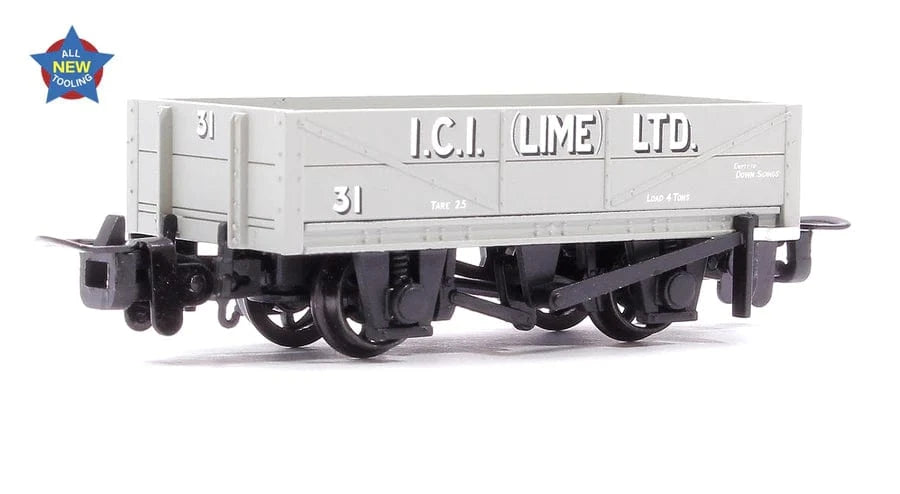 Bachmann 393-152 OO-9 RNAD Rebuilt Open Wagon ICI Buxton Lime - Hobbytech Toys