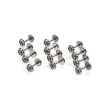 Bachmann 42903 HO Scale 36inch Flat Back Wheel Sets (12 Per Card) - Hobbytech Toys