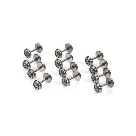 Bachmann 42903 HO Scale 36inch Flat Back Wheel Sets (12 Per Card) - Hobbytech Toys