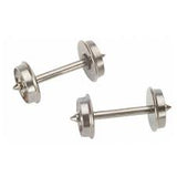 Bachmann 42904 HO Scale 33inch Flat Back Wheel Sets (12 Per Card) - Hobbytech Toys