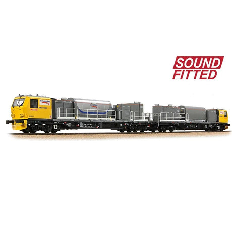 Bachmann Branchline 31 - 578SF OO Windhoff MPV 2 - Car Set Network Rail Yellow - DCC/Sound - Hobbytech Toys