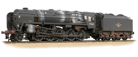 Bachmann Branchline 32 - 862SF OO Scale BR Std 9F (Tyne Dock) with BR1B Tender 92060 BR Black (Late Crest) Weathered - DCC/Sound - Hobbytech Toys