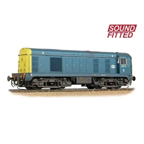 Bachmann Branchline 35 - 356SF OO Scale Class 20/0 Disc Headcode 20072 BR Blue [Weathered] - DCC/Sound Fitted - Hobbytech Toys