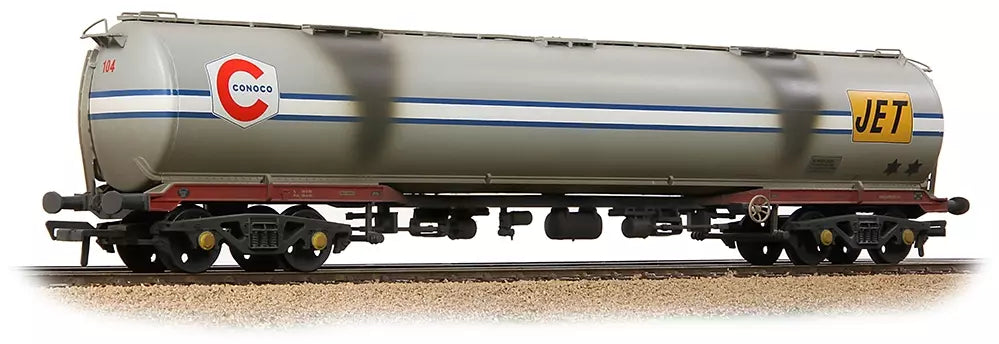 Bachmann Branchline OO Scale BR 102T TEA Bogie Tank Wagon Jet-Conoco Light Grey [W]
