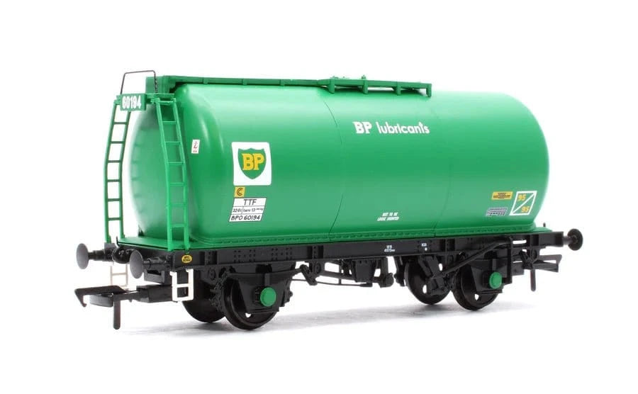 Bachmann Branchline OO Scale BR 45T TTF Tank Wagon 'BP Lubricants' Green - Hobbytech Toys