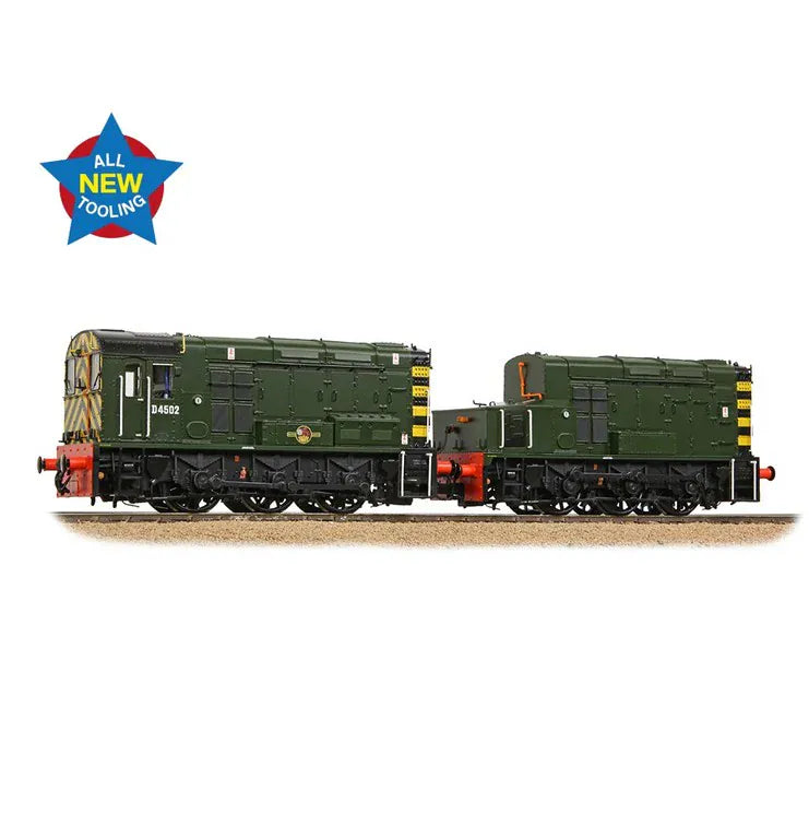 Bachmann Branchline OO Scale Class 13 D4502 BR Green (Wasp Stripes)