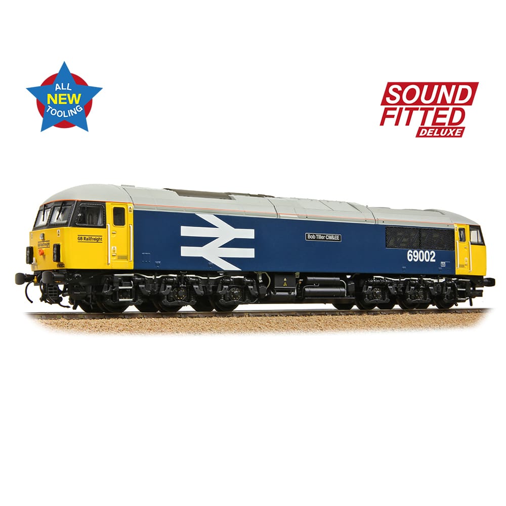 Bachmann Branchline OO Scale Class 69 69002 Bob Tiller CM&EE BR Blue (Large Logo) (GBRf)