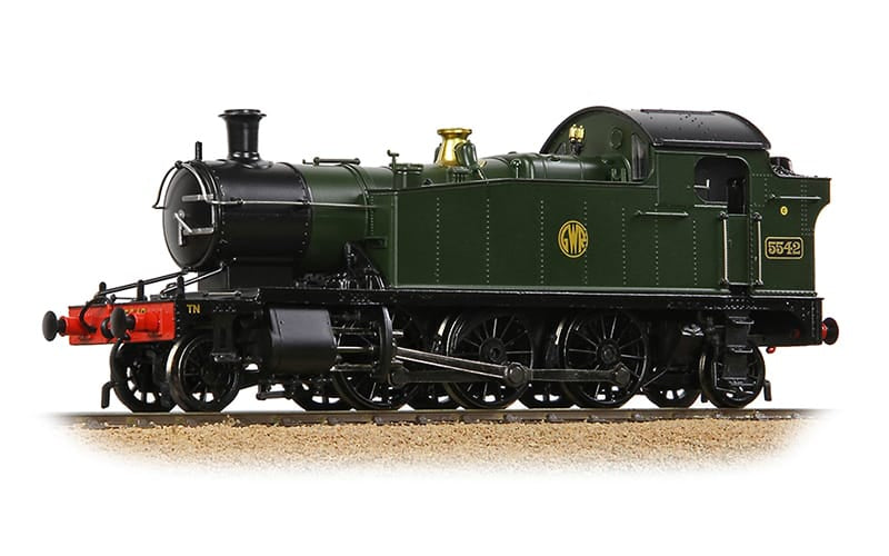 Bachmann Branchline OO Scale GWR 4575 Prairie Tank 5542 GWR Green (Shirtbutton)