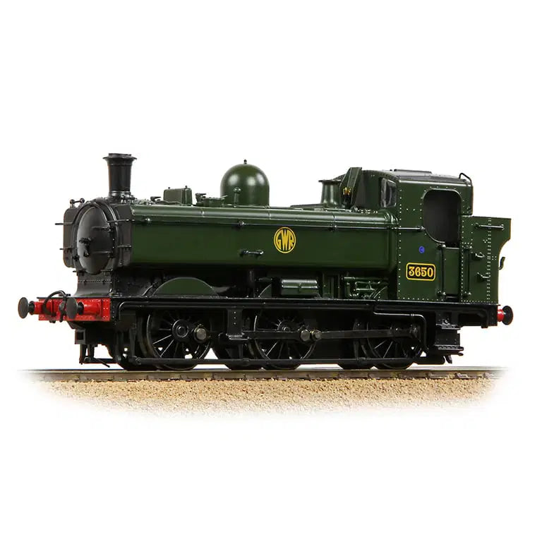 Bachmann Branchline OO Scale GWR 8750 Pannier Tank 3650 GWR Green (Shirtbutton)