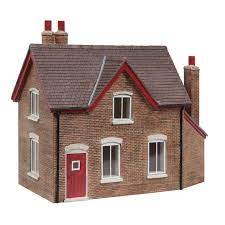Bachmann Scenecraft 44 - 0174R OO Gatekeeper's Cottage Red - Hobbytech Toys