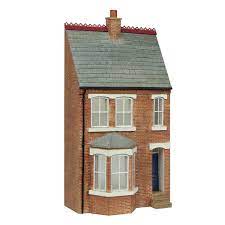 Bachmann Scenecraft 44 - 0213B OO Low Relief Left Hand Bay Terrace - Hobbytech Toys