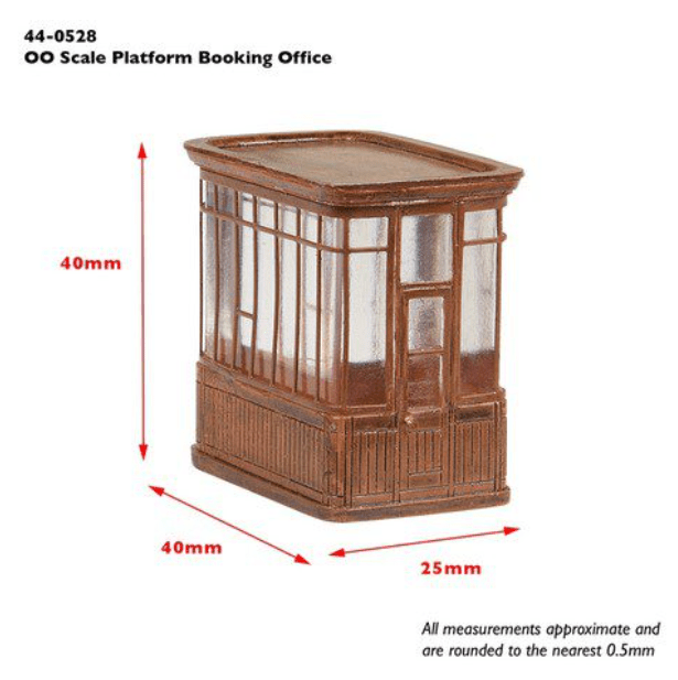 Bachmann Scenecraft 44 - 0528 OO Scale Platform Booking Office - Hobbytech Toys