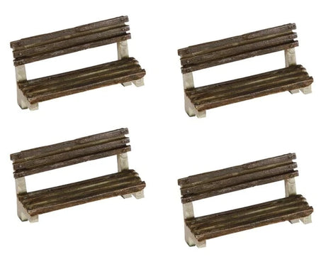 Bachmann Scenecraft 44-514 OO Benches (x4) - Hobbytech Toys