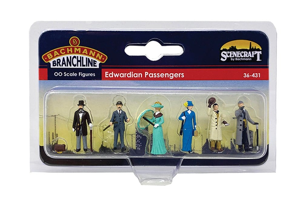 Bachmann Scenecraft OO Scale Edwardian Passengers - Hobbytech Toys