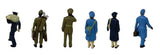 Bachmann Scenecraft OO Scale Embarking Service Personnel - Hobbytech Toys