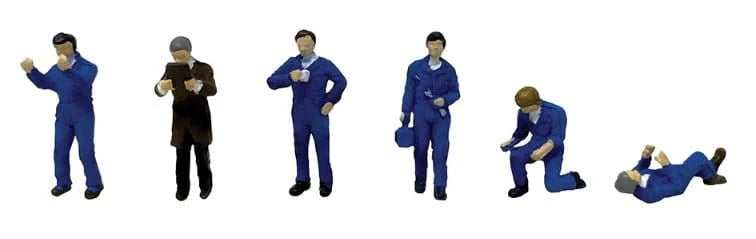 Bachmann Scenecraft OO Scale Garage Staff and Fitters - Hobbytech Toys