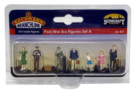 Bachmann Scenecraft OO Scale Post - War Era Figures Set A - Hobbytech Toys