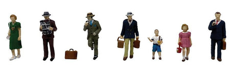 Bachmann Scenecraft OO Scale Post - War Era Figures Set A - Hobbytech Toys