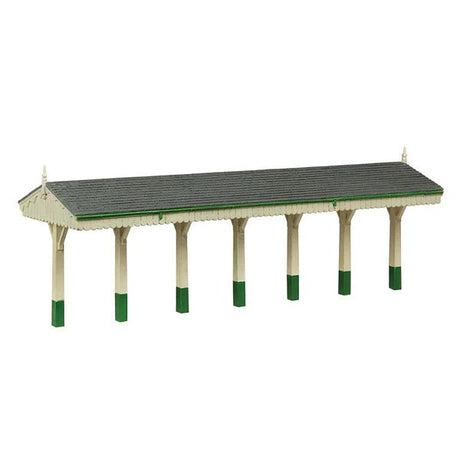 Bachmann Scenecraft OO Scale S&DJR Wooden Canopy Green and Cream - Hobbytech Toys
