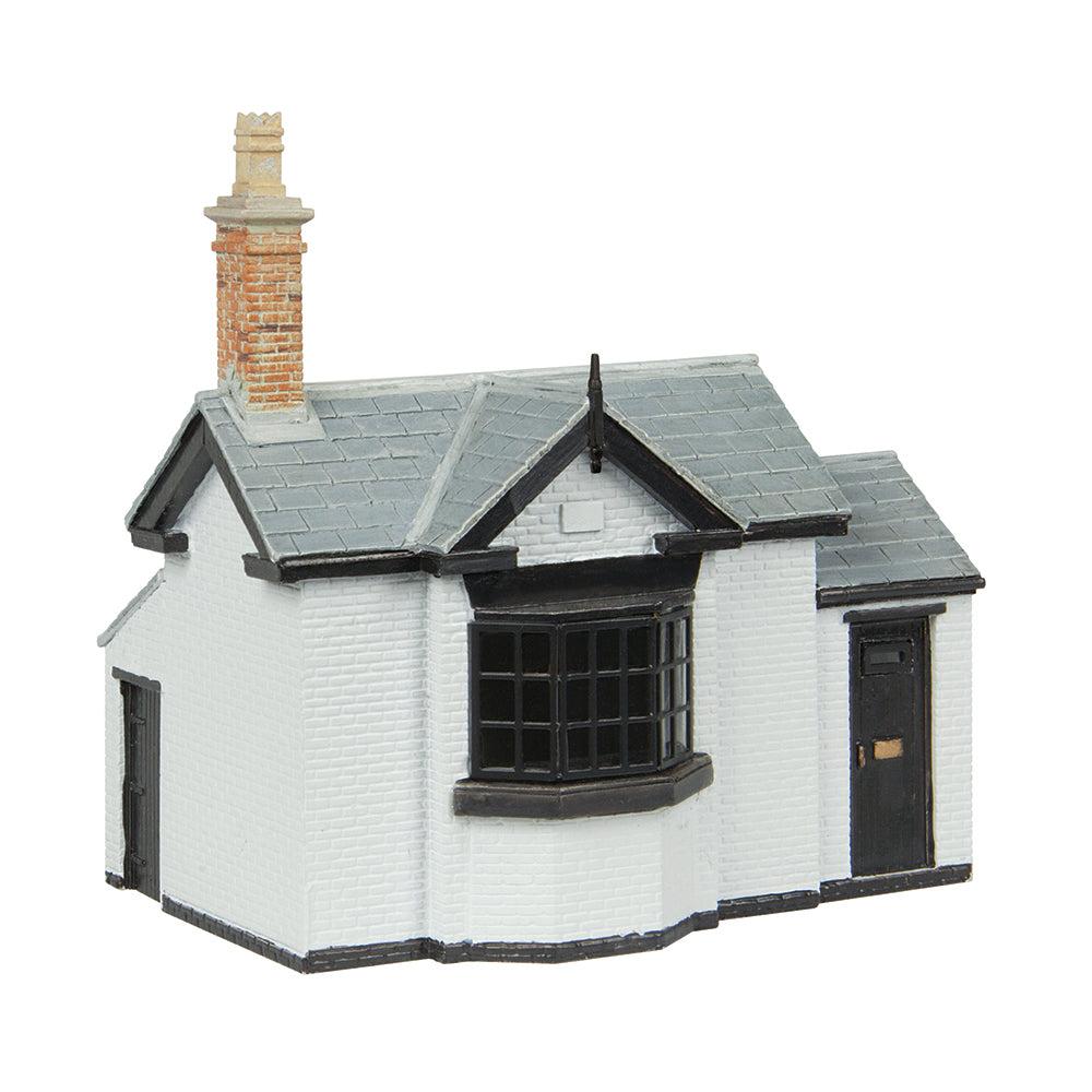 Bachmann Scenecraft OO Scale Toll Office - White & Black