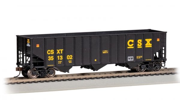 Bachmann USA HO Scale 3-Bay 100-Ton Hopper - CSX #351302 Ease Up