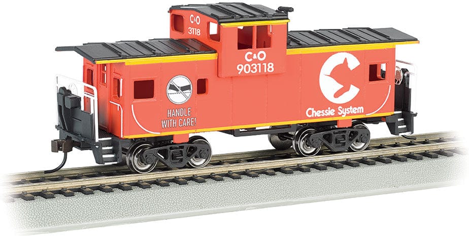 Bachmann 17707 HO Wide-Vision Caboose Chessie System #903118