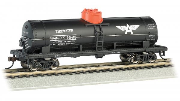 Bachmann USA HO Scale 40 Single Dome Tank Car - Tidewater #1365