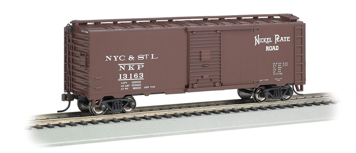 Bachmann USA HO Scale 40 Steam Era Box Car - Nickel Plate Road #13163