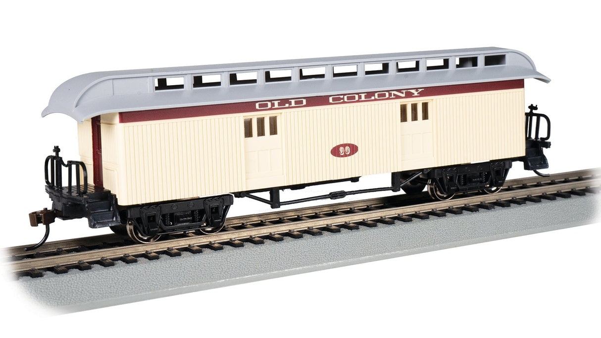 Bachmann 15306 HO Old-Time Baggage Car Old Colony Railroad